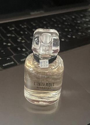 Туалетна вода l'interdit від givenchy