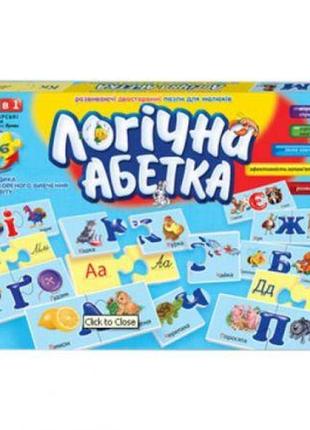 Настольная игра "логическая азбука" (укр)