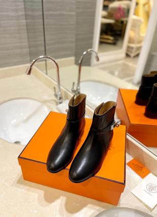 Ботильоны ботинки в стиле hermes