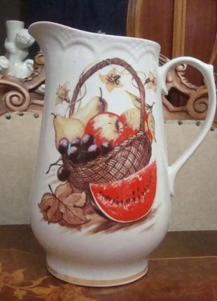 Кувшин фарфор ссср