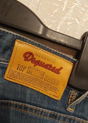 Оригинальные стрейчевые джинсы скинни dsquared внизу на замках6 фото