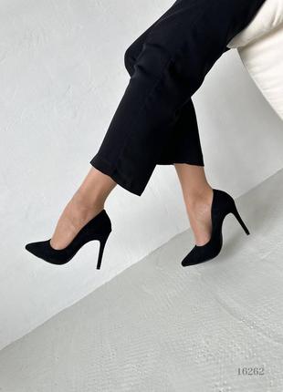 Женские туфли черные5 фото