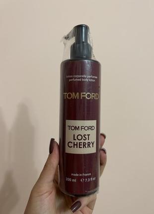 Парфумований лосьон для тіла tom ford - lost cherry 200 мл.❤️ парфуми, духи, спрей, тестер, пробнік, крем для тіла, лосьон
