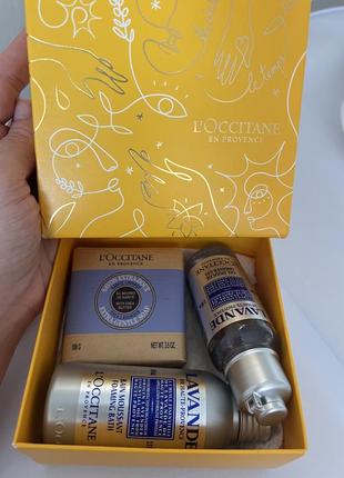 Loccitane лоцитан набор мыло 100г, гель для душа 75 мл,гель для ванны 100 мл4 фото