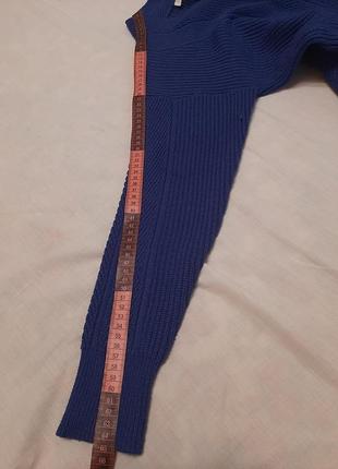 Классический женский синий свитер8 фото