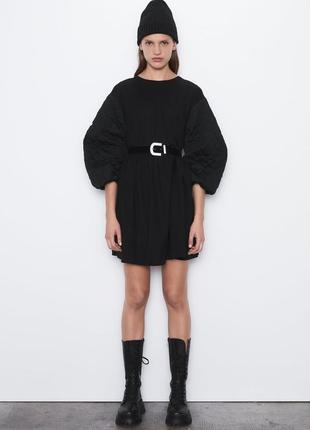 Нове плаття zara з об'ємними рукавами