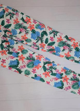 Джинсы esmara в цветочный принт 46-48