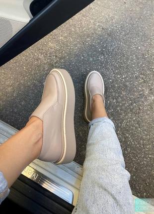 Лоферы замша отши