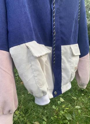 Вельветовая куртка ветровка ( ellesse gap puma)3 фото