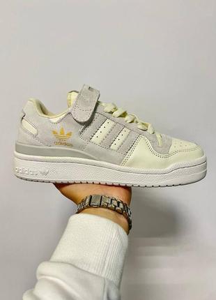 👟 кроссовки adidas forum light beige / наложка bs👟