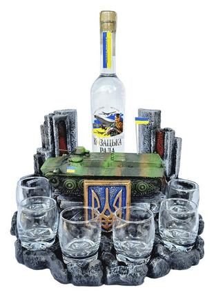 "український тягач мт-лб" декоративна підставка для алкоголю, тематичний міні бар