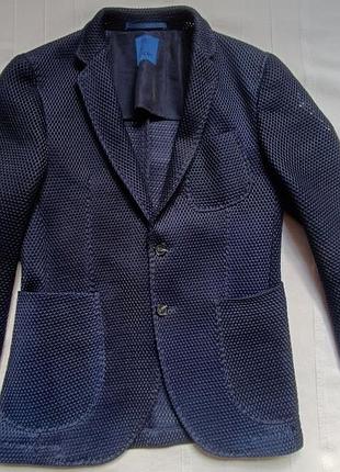 Чоловічий синій піджак joop! р.48/xs/s вовна 100%