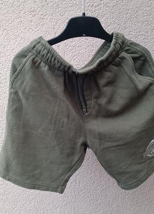 🔥 распродаж 🔥 шорты утепленные цвета хаки для мальчика 8-9 лет2 фото