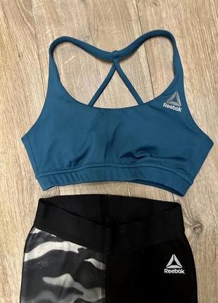 Спортивный комплект marat reebok лосины спортивный топ спортивный4 фото
