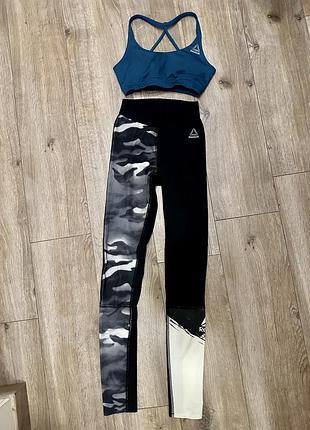 Спортивный комплект marat reebok лосины спортивный топ спортивный2 фото