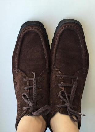 Кожаные ботинки замшевые sioux , натуральная кожа, на тракторной подошве vibram10 фото