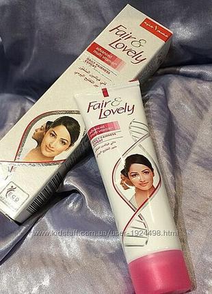 Fair & lovely натуральний відбілювальний крем з мультивітамінами 40г єгипет