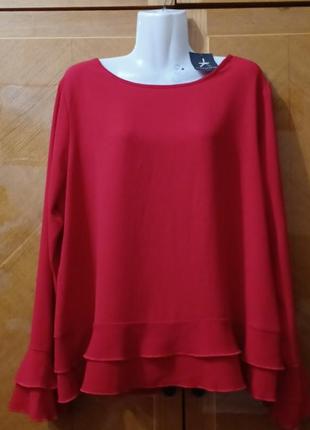 Брендова нова яскрава стильна блуза  р.20/ 48 від atmosphere primark