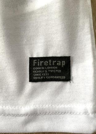 Мужская английская футболка с принтом firetrap6 фото