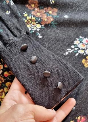 Next жіночий джемпер лонгслів реглан светр у квітковий принт4 фото