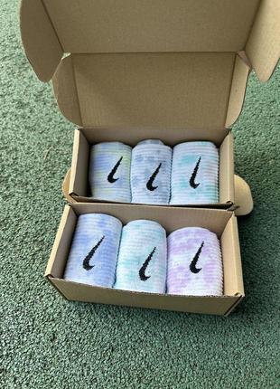 Кастомные носки nike (box 4 пары )