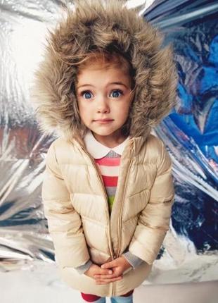 Куртка gap toddler coldcontrol ultra max long puffer из натурального пуха и пера разм.(3-4 года) 4t