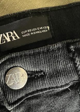 Джинсы zara высокая посадка3 фото