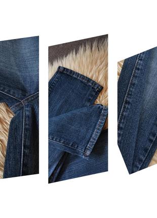 Узкие женские джинсы низкая посадка с вышивкой цвета индиго dickies girl usa винтаж7 фото