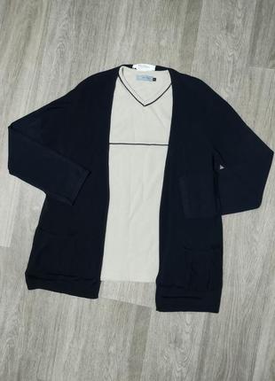 Чоловічий кардиган/max mara/кофта/жовтогарячий одяг/пластик/італія