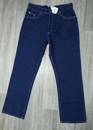 Мужские синие однотонные джинсы / george / штаны / брюки / мужская одежда2 фото