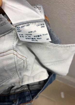 Джинси levi’s 511 made & crafted w29 l32 чоловічі оригінал10 фото