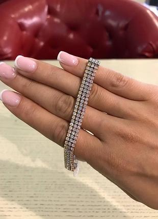 Брендовий браслет tiffany комбінований