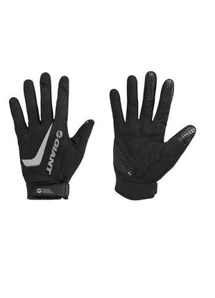 Велосипедні рукавиці рукавички перчатки giant lf glove long horizon black xs/s