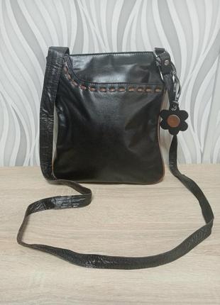 Genuine leather шкіряна сумка