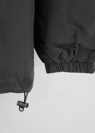 Ветровка nike спортивная черная куртка найк мужская с капюшоном женская унисекс7 фото