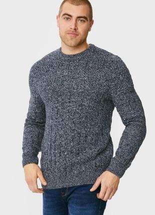 Стильный и теплый свитер с шерстью от интернет-магазина. размер m, xl, 2xl