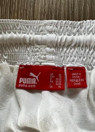 Чоловічі білі спортивні бриджі на утяжках puma5 фото