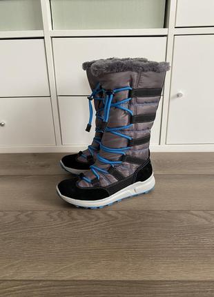 Superfit gore-tex зимові термочобітки чоботи дутики  оригинал 33р ecco geox clarks pablosky biomechanics primigi bama