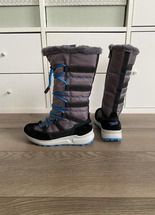 Superfit gore-tex зимние термочобитки сапоги дутики оригинал 33р ecco geox clarks pablosky biomechanics primigi bama7 фото