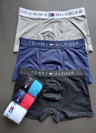 Подарунковий набір боксерів tommy hilfiger - 3 шт.3 фото