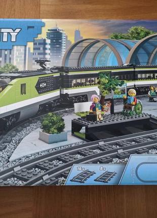 Конструктор lego city 60337 trains пасажирський поїзд-експрес