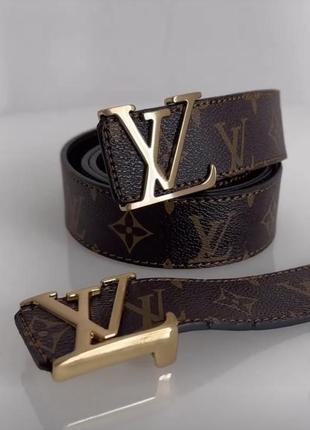 Ремень пояс женский кожаный в стиле louis vuitton / ремень пояс женский в стиле louis vuitton