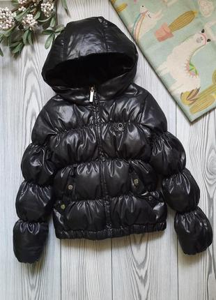 Пуховая куртка benneton 3-4 года1 фото