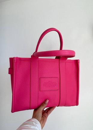 Женская сумка marc jacobs tote bag pink mini3 фото