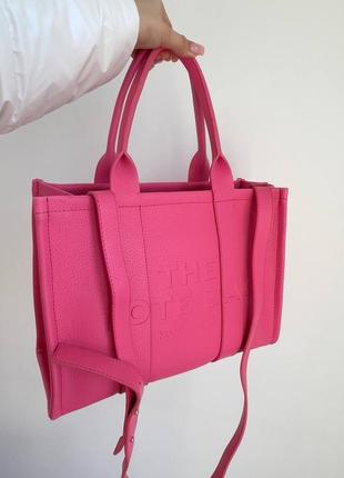 Женская сумка marc jacobs tote bag pink mini5 фото