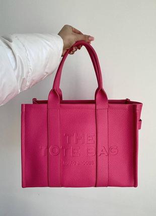 Женская сумка marc jacobs tote bag pink mini1 фото