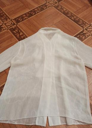 Белая школьная блуза2 фото