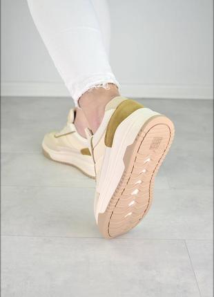 Женские кроссовки high top beige9 фото