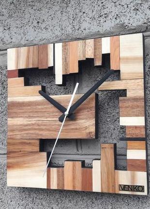 Часы настенные в новом дизайне, настенные часы, уникальные настенные часы, деревянные часы