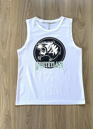 Чоловіча сітчаста майка з принтом piazza italia